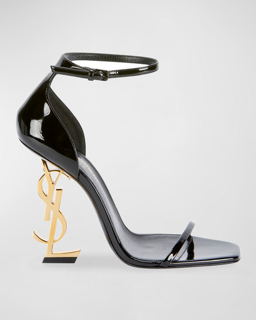 Saint Laurent Opyum leather sandals Women